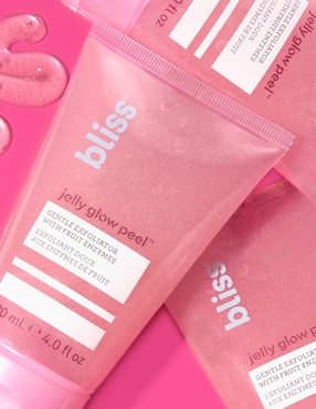 Tratamiento facial Jelly Glow Peel Cleanser exfoliante Bliss