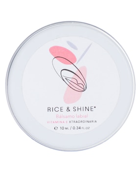 Bálsamo Rice & Shine aroma menta de 10 ml