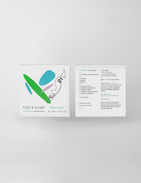 Jabón facial Rice & Shine