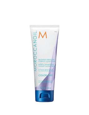 Acondicionador Restaurador Violeta Rubios Perfectos Moroccanoil Cuidado Del Color 70 Ml