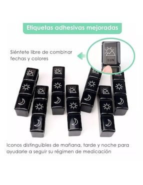 Pastillero 7 compartimentos