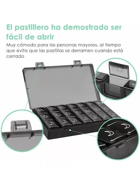 Pastillero 7 compartimentos