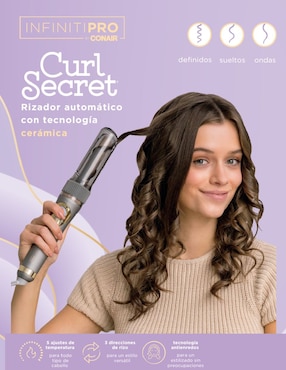 Rizadora de cabello Conair Cd1031es 19 mm de cerámica