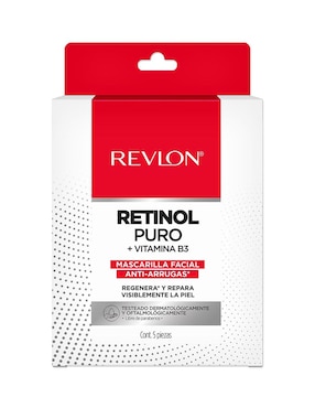 Mascarilla Facial Retinol Puro Revlon Para Reparar