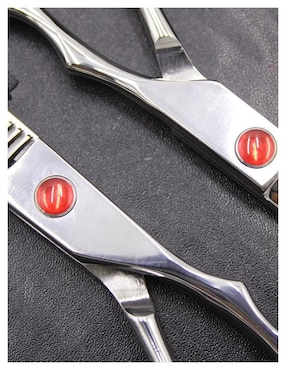 Tijeras para peluquería Kokoro punta redonda y puntiaguda Essential Leather