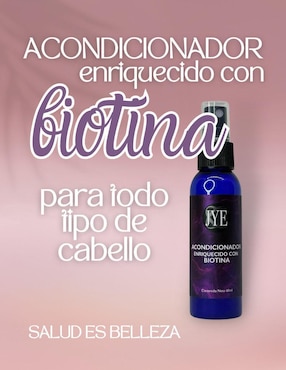 Acondicionador para cabello enriquecido con biotina Jye 60 ml