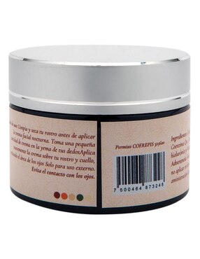 Crema facial recomendada para humectar noche Los Frutos De María para piel mixta