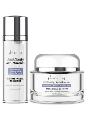 Set De Tratamiento Facial DuoClarity Antimanchas She Is Skincare