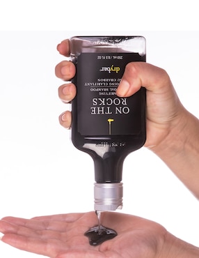 Shampoo reparador para cabello On The Rocks clarificante con carbón Drybar On The Rocks