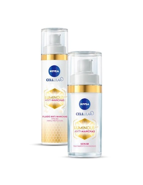 Set Crema hidratante de Nivea FPS 50 Serum Antimanchas Luminous Nivea