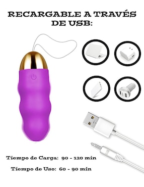 Huevo masturbador para Punto G Lusty