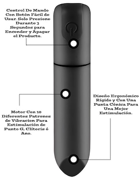 Vibrador para clítoris Lusty