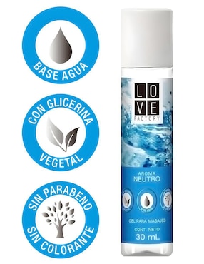 Gel para masaje íntimo Love Factory