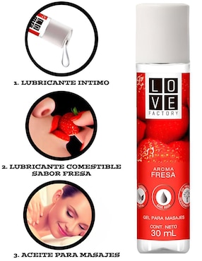 Gel para masaje íntimo Love Factory