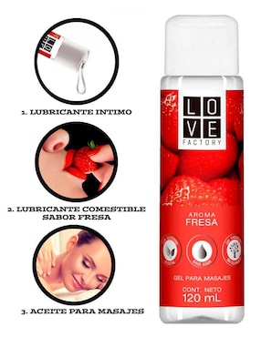 Gel para masaje íntimo Love Factory