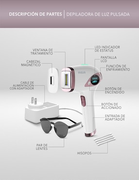 Depiladora IPL para cuerpo Rca RC-IPL5