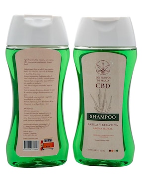 Shampoo para cabello Sábila y Keratina Los Frutos De María 250 g