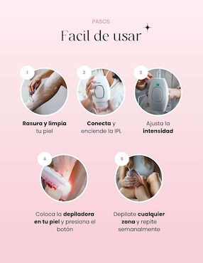 Depiladora IPL para rostro y cuerpo Shinnyskin