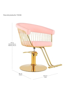 Silla para estética adulto Nanofort