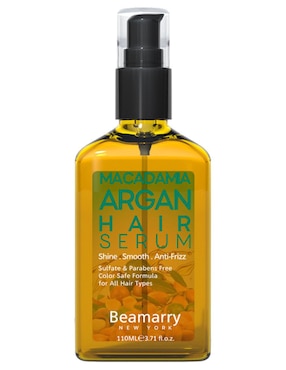 Aceite Todo Tipo Macadamia Argan Hair Serum Beamarry 110 Ml