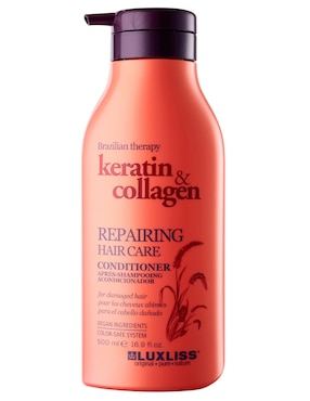 Acondicionador Para Cabello Reparador Con Keratina Y Colageno Luxliss Hair Care