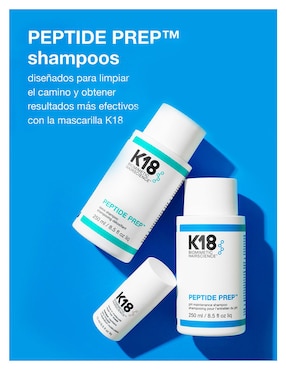 Shampoo para cabello K18 Detox K18 Peptide Prep