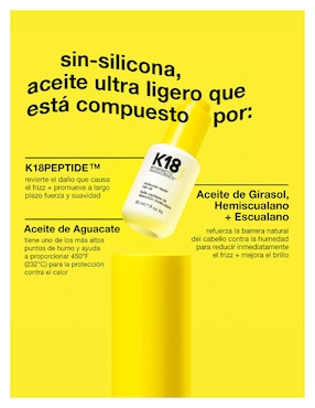 Aceite K18 Molecular Repair Hair Oil K18 30 ml