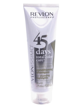 Shampoo Protector De Color Para Cabello Con Reflejos Y Cabello Blanco Revlon 45 Days