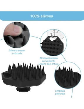 Cepillo para cabello Ms de silicón