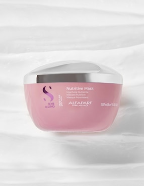 Mascarilla nutritiva para cabello seco para hidratar Semi Di Lino Moisture