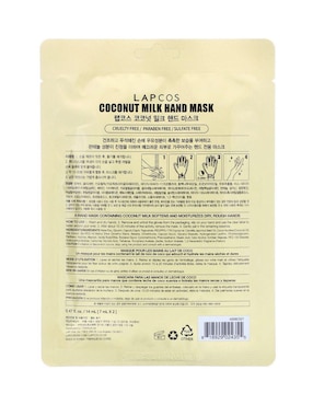 Hand Mask para suavizar Lapcos
