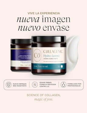 Crema facial recomendada para hidratar de noche Collagenic para todo tipo piel