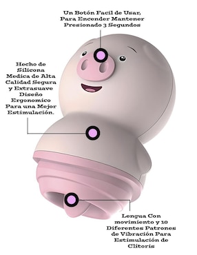 Vibrador para clítoris Lusty Pig-y