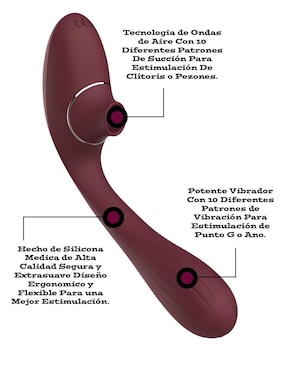 Succionador para Punto G Lusty MX