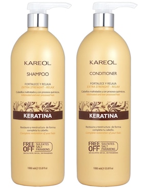 Set De Shampoo Para Cabello Keratina Restauración Kareol