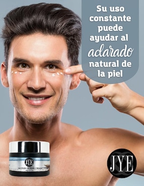 Crema para rostro y cuerpo recomendada para aclarar día y noche Jye para todo tipo piel