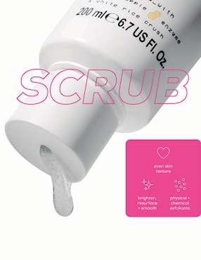 Exfoliante facial Go Deep Glow Hub para piel grasa