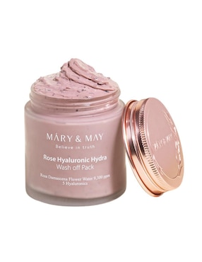 Mascarilla Facial Rose Hyaluronic Hydra Wash Off Pack Para Humectar Mary & May