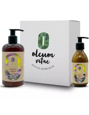 Set De Tratamiento Paracuerpo Esencial De Té Verde - Verbena Hidratante Oleum Vitae