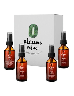 Set De Tratamiento Para Cuerpo Oil Cítricos Y Menta Hidratante Oleum Vitae