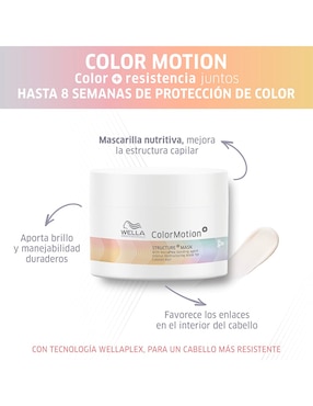 Mascarilla Color Motion para reconstruir Wella