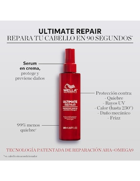 Tratamiento para capilar Ultimate Repair desenredante Wella