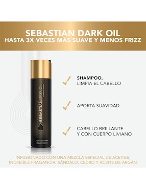 Shampoo para cabello Dark Oil Sebastian