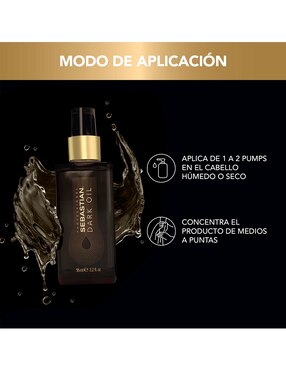 Aceite Dark Oil Sebastian 95 ml