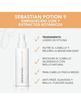 Tratamiento para capilar Potion 9 reparador Sebastian