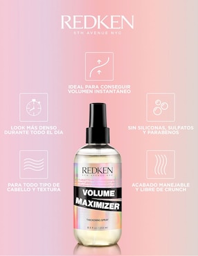 Spray para cabello todo tipo Volume maximizer Redken Styling 250 ml