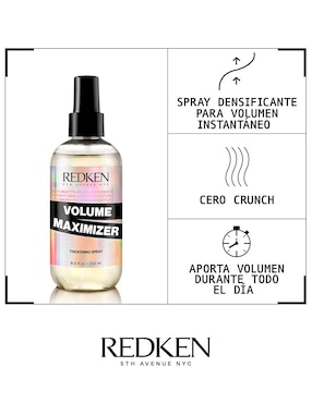 Spray para cabello todo tipo Volume maximizer Redken Styling 250 ml