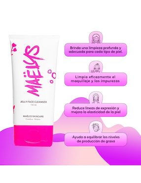 Gel para rostro limpiador Jelly Face Cleanser Maëlys