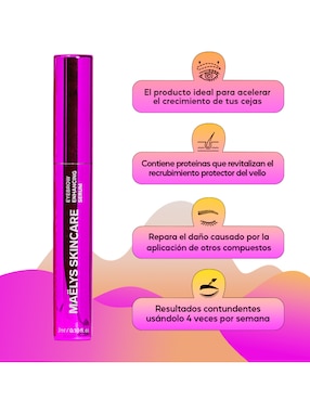 Sérum nutritivo para pestañas y cejas Maëlys todo tipo piel