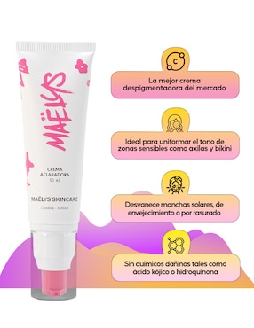Crema para rostro y cuerpo recomendada para prevenir la aparición de manchas noche Maëlys para todo tipo piel